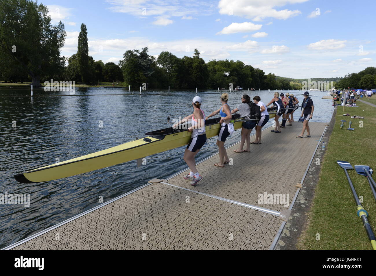 Henley on Thames, Regno Unito. 8 lug 2017. Henley on Thames 2017 Regata Credito: David Hammant/Alamy Live News Foto Stock