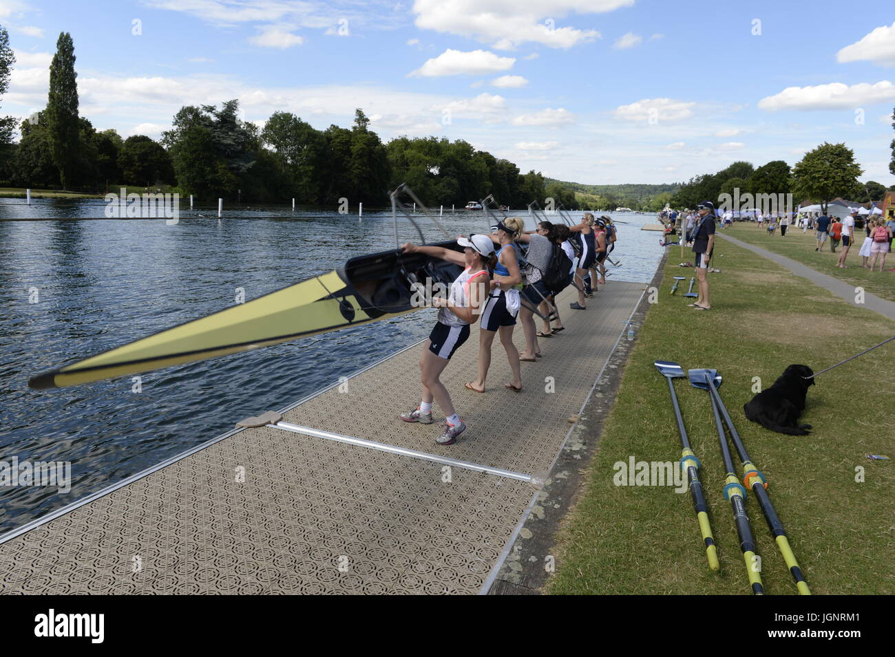 Henley on Thames, Regno Unito. 8 lug 2017. Henley on Thames 2017 Regata Credito: David Hammant/Alamy Live News Foto Stock