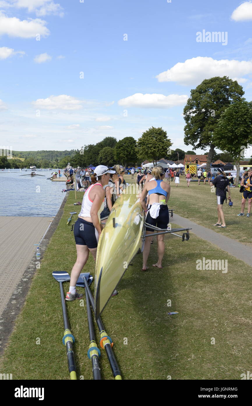 Henley on Thames, Regno Unito. 8 lug 2017. Henley on Thames 2017 Regata Credito: David Hammant/Alamy Live News Foto Stock
