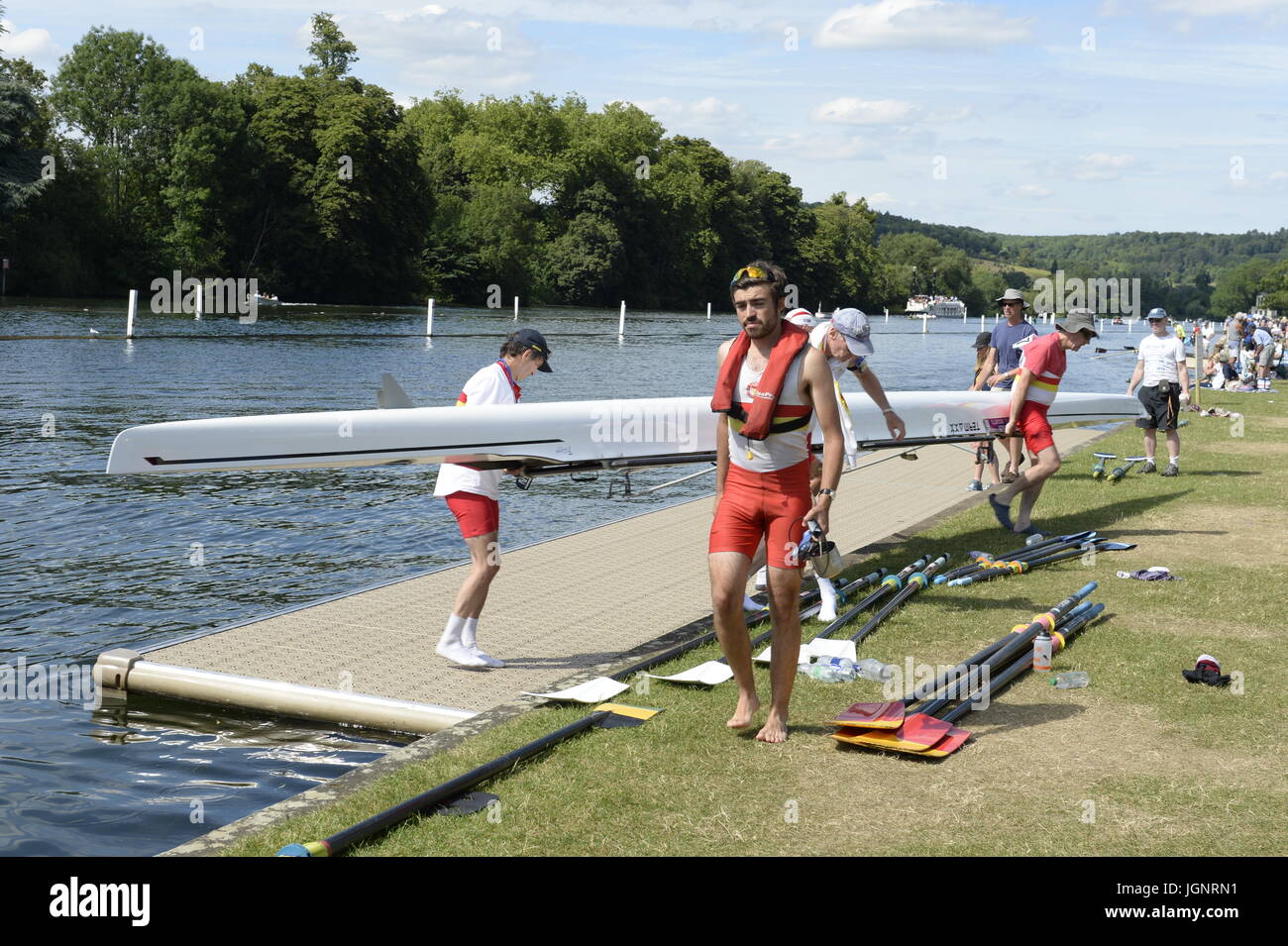 Henley on Thames, Regno Unito. 8 lug 2017. Henley on Thames 2017 Regata Credito: David Hammant/Alamy Live News Foto Stock