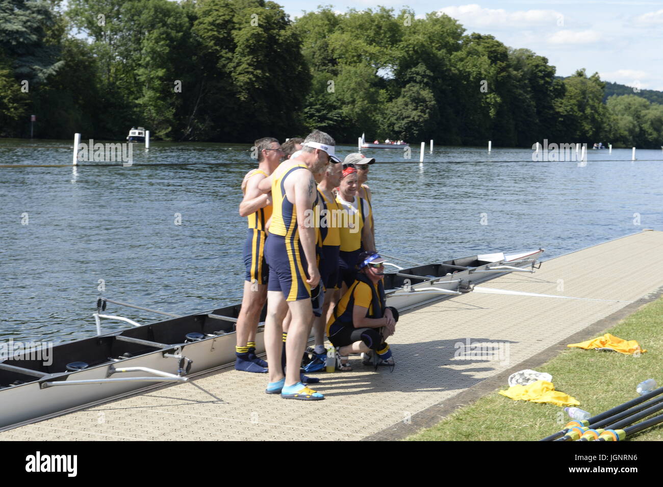 Henley on Thames, Regno Unito. 8 lug 2017. Henley on Thames 2017 Regata Credito: David Hammant/Alamy Live News Foto Stock