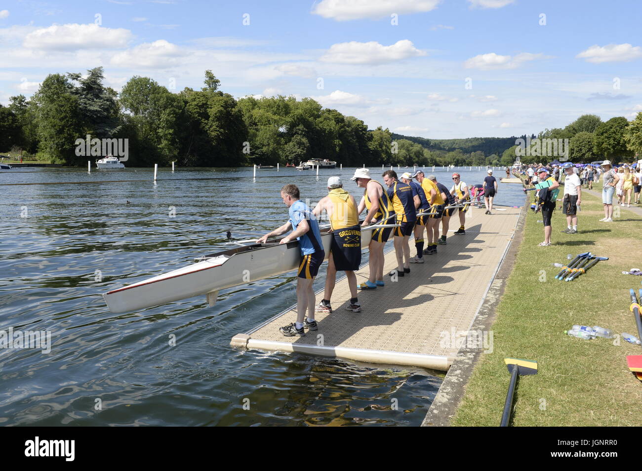 Henley on Thames, Regno Unito. 8 lug 2017. Henley on Thames 2017 Regata Credito: David Hammant/Alamy Live News Foto Stock