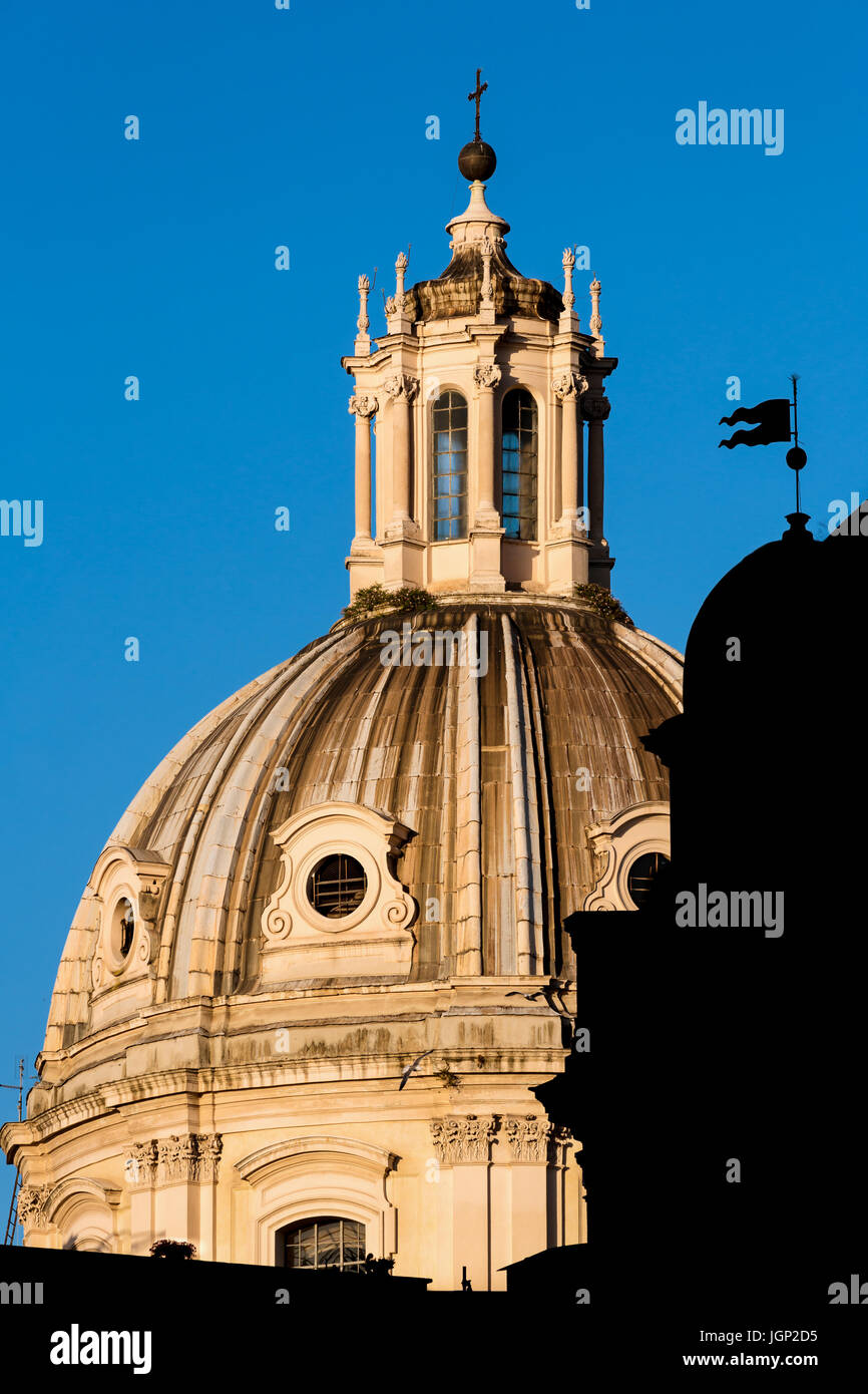 La Chiesa del Santissimo Nome di Maria al Foro Traiano (Santissimo Nome di Maria al Foro Traiano), Roma, Italia Foto Stock