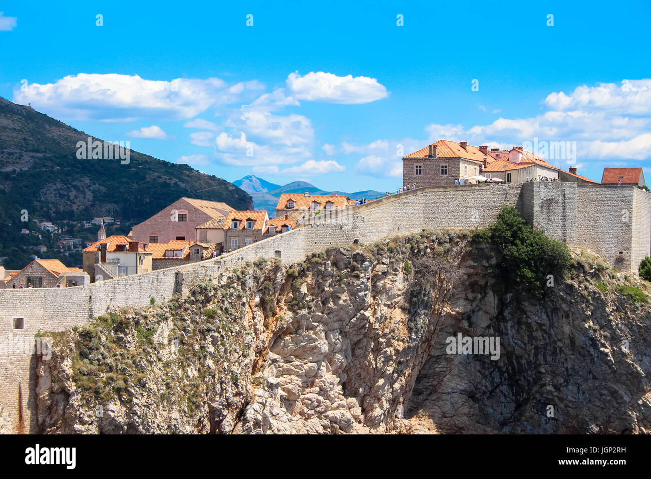 Vari paesaggi di Dubrovnik Croazia Foto Stock