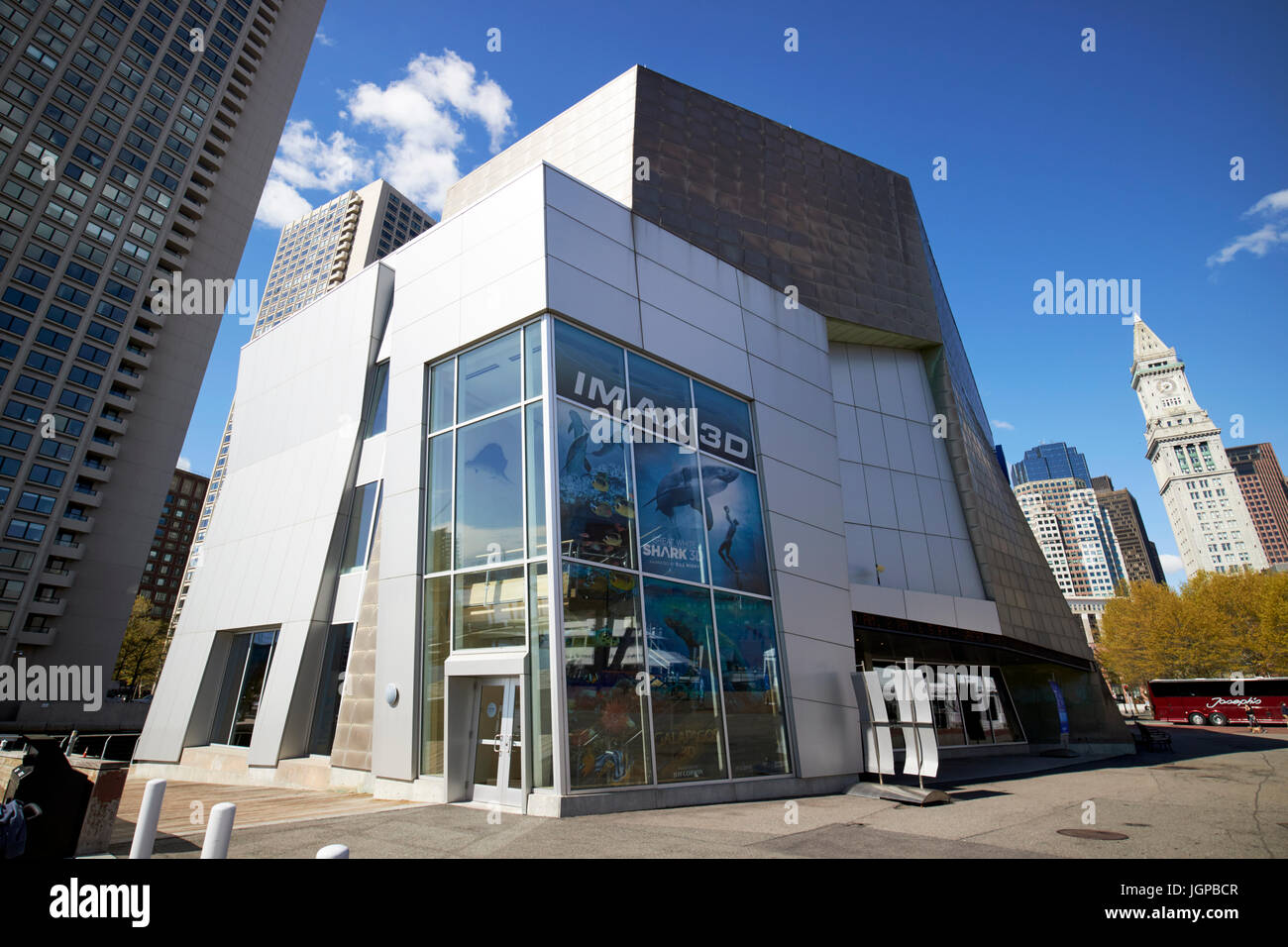 IMAX Theatre a New England Aquarium lungomare di Boston STATI UNITI D'AMERICA Foto Stock