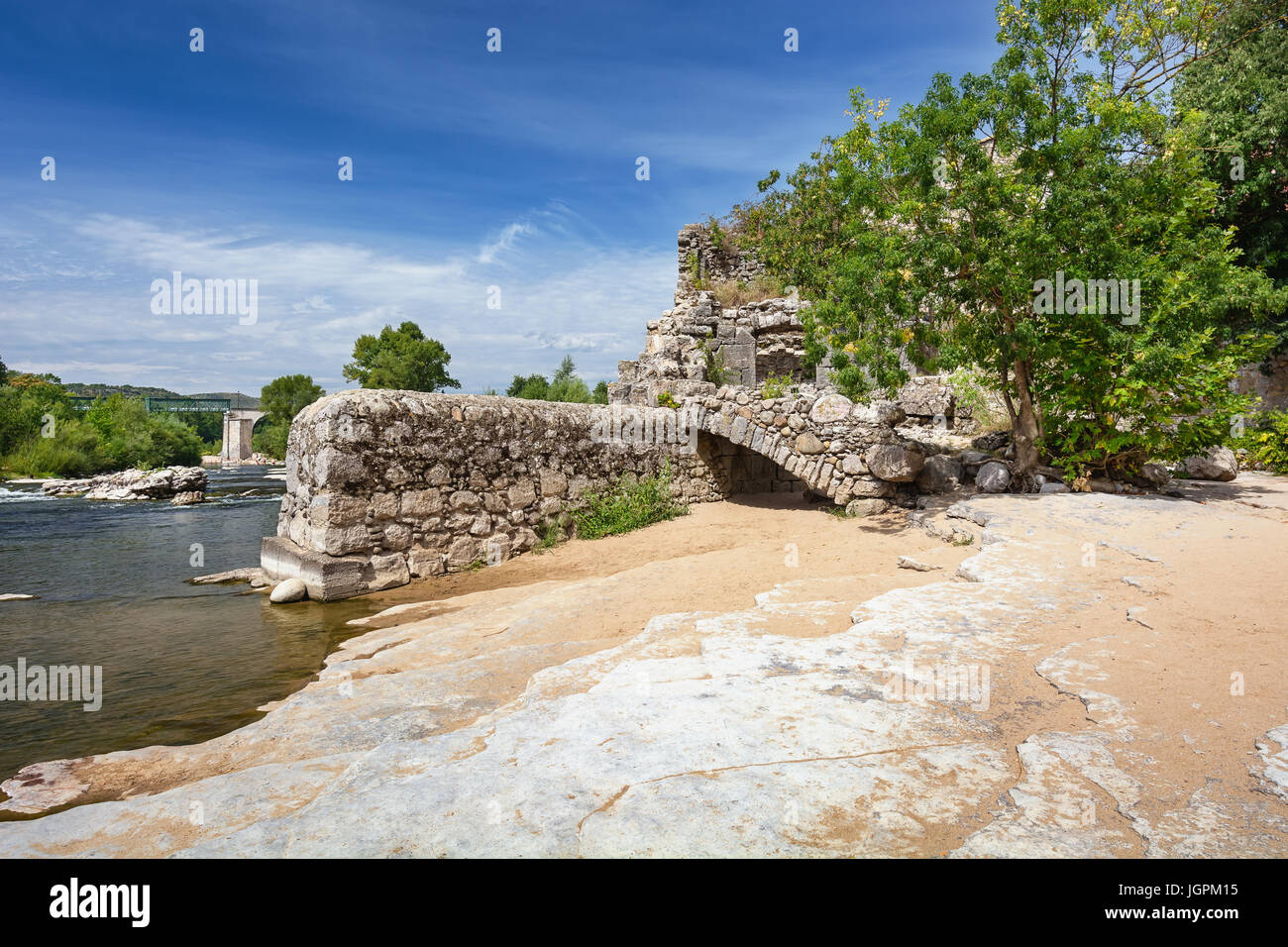 Città Vogue quale paese è riconosciuto come patrimonio storico ed è considerata una delle dieci affascinanti villaggi di Francia Foto Stock