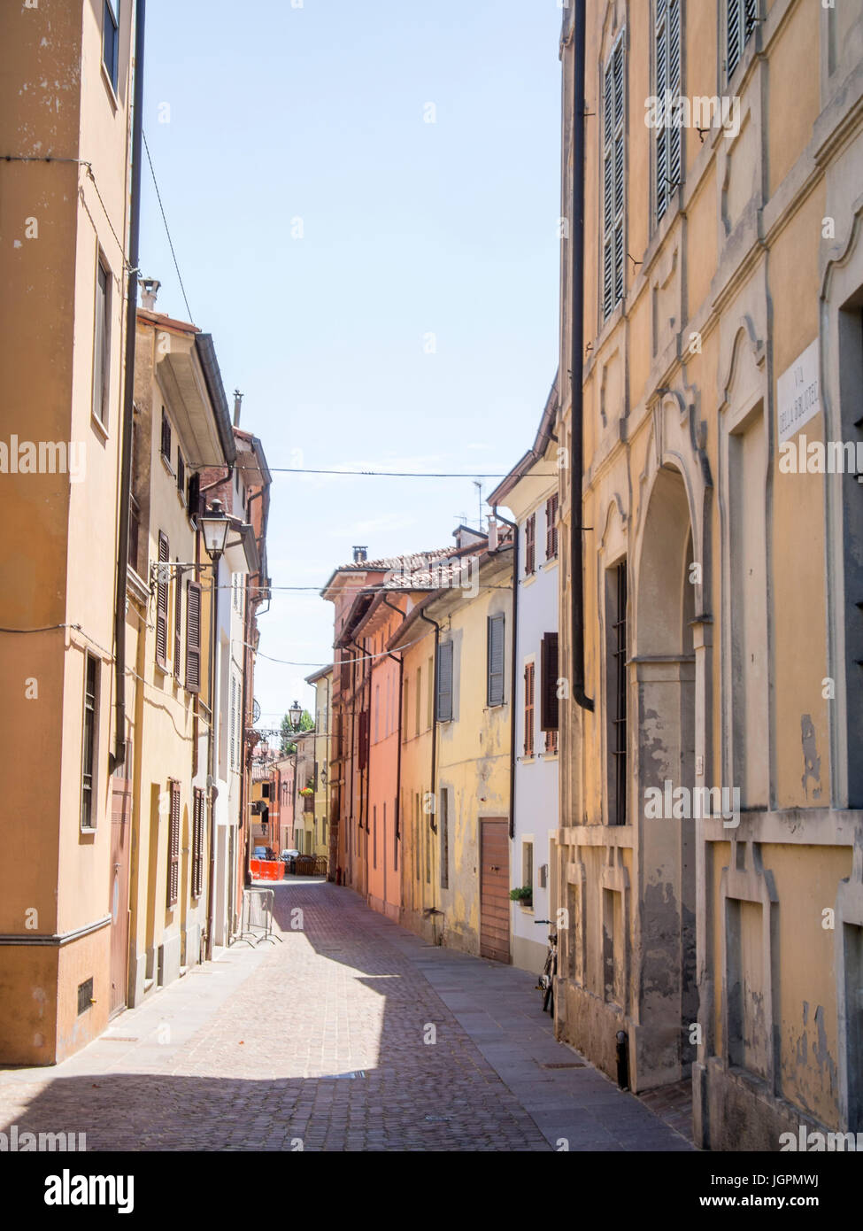 Busseto, Parma città natale del compositore di musica di Giuseppe Verdi Foto Stock