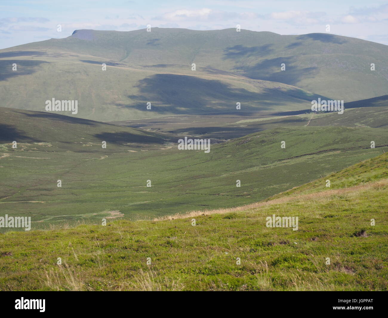 Skiddaw foresta da bakestall, cumbria, Regno Unito Foto Stock