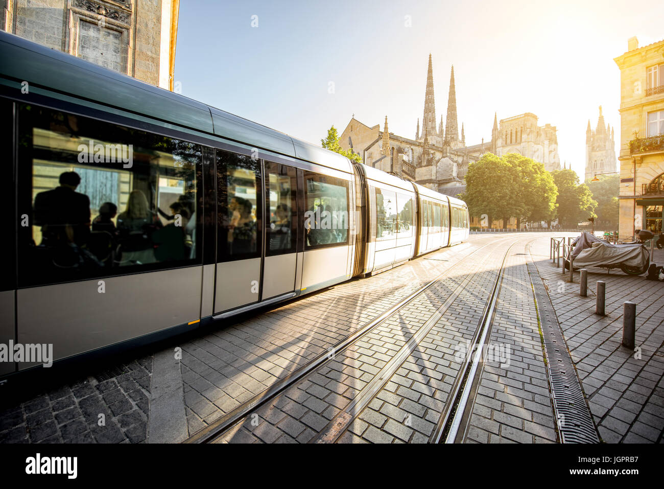 La città di Bordeaux in Francia Foto Stock