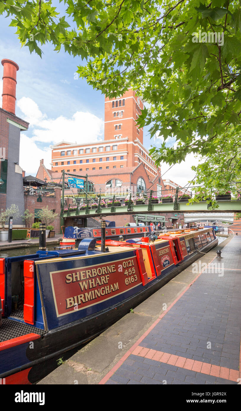Birmingham canal navergations, Birmingham, Inghilterra, Regno Unito Foto Stock