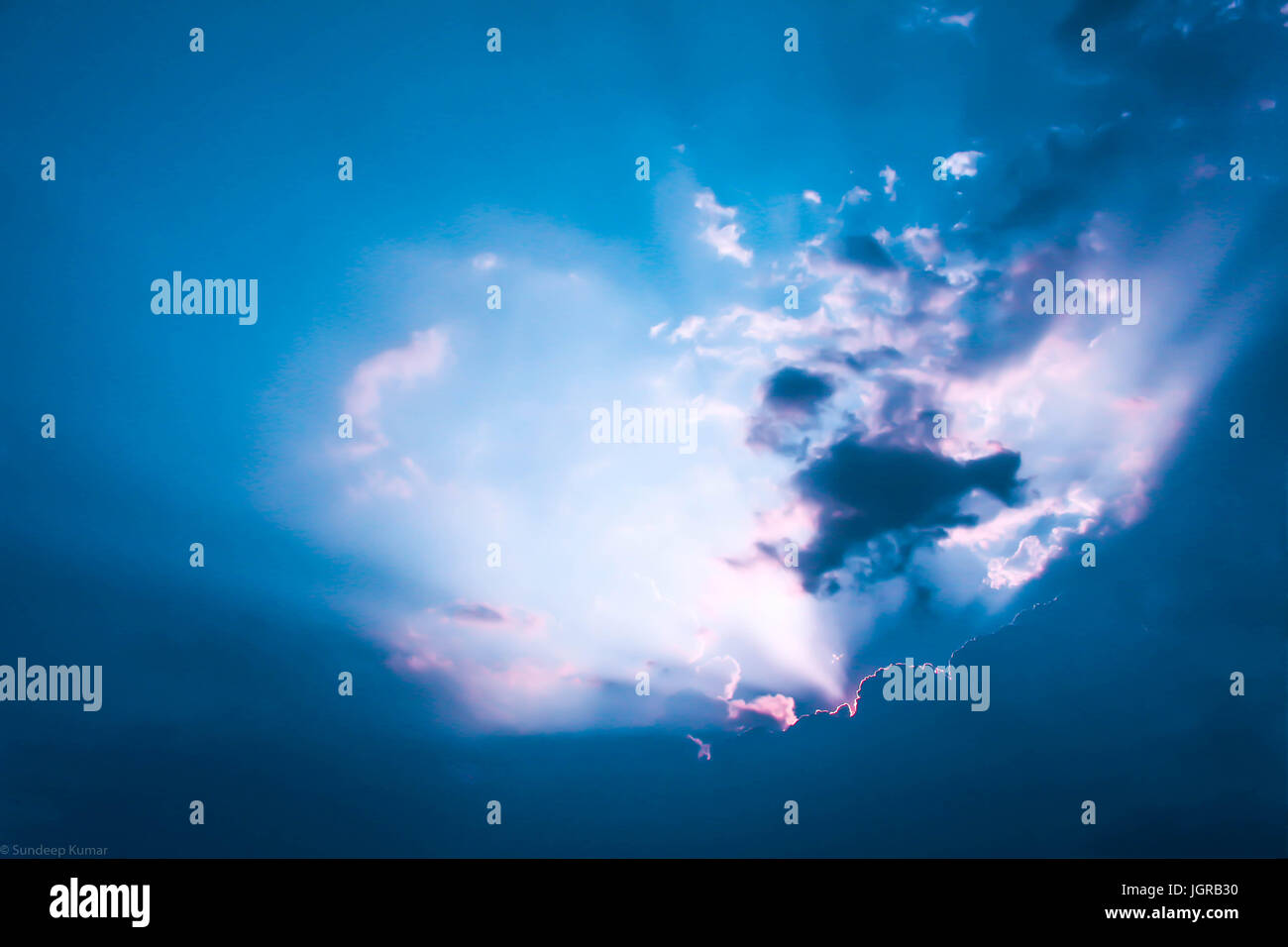 Nuvole Foto Stock