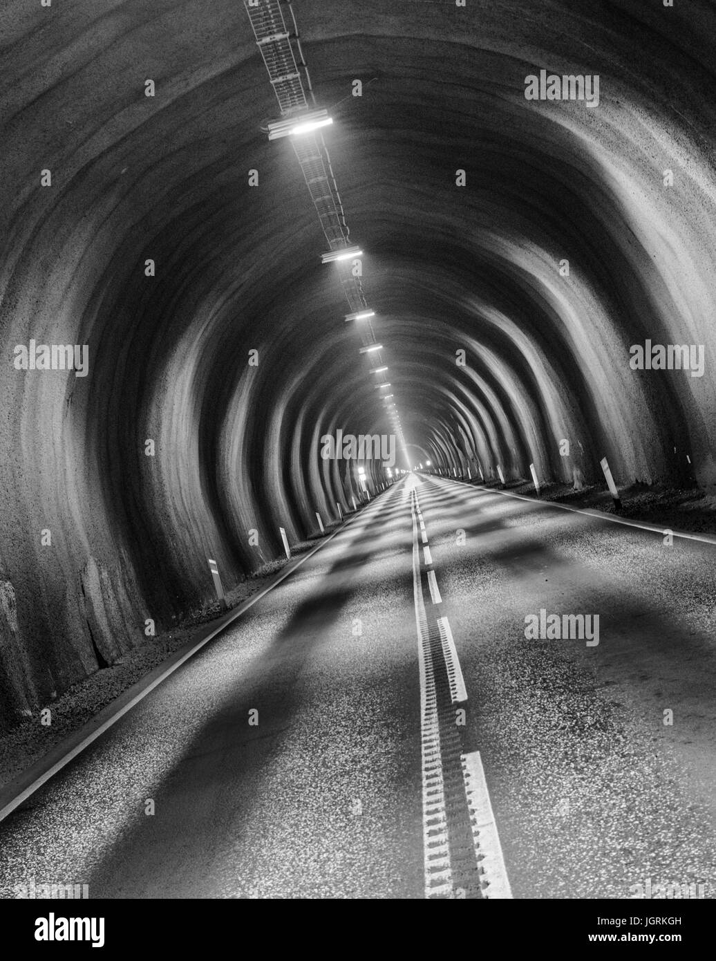 Tunnel sotterraneo Road Foto Stock