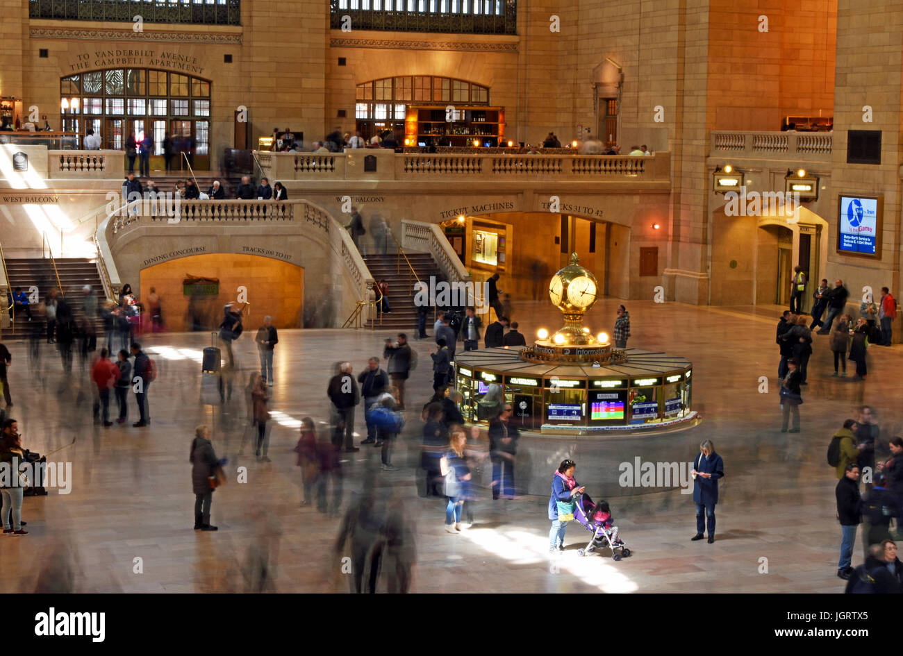 Persone in Grand Central Station, New York Foto Stock