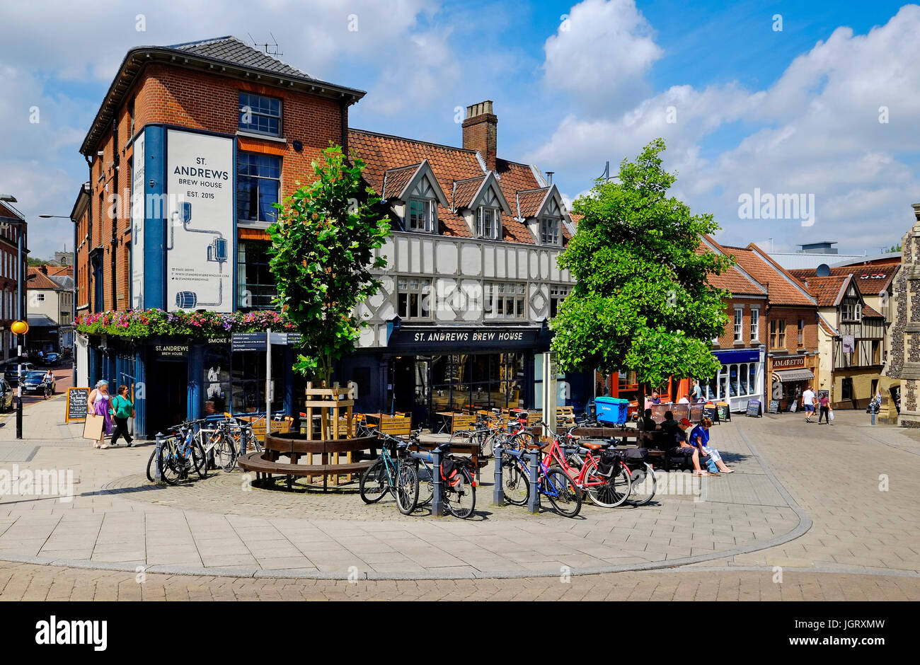 St Andrew's brew house, Norwich, Norfolk, Inghilterra Foto Stock