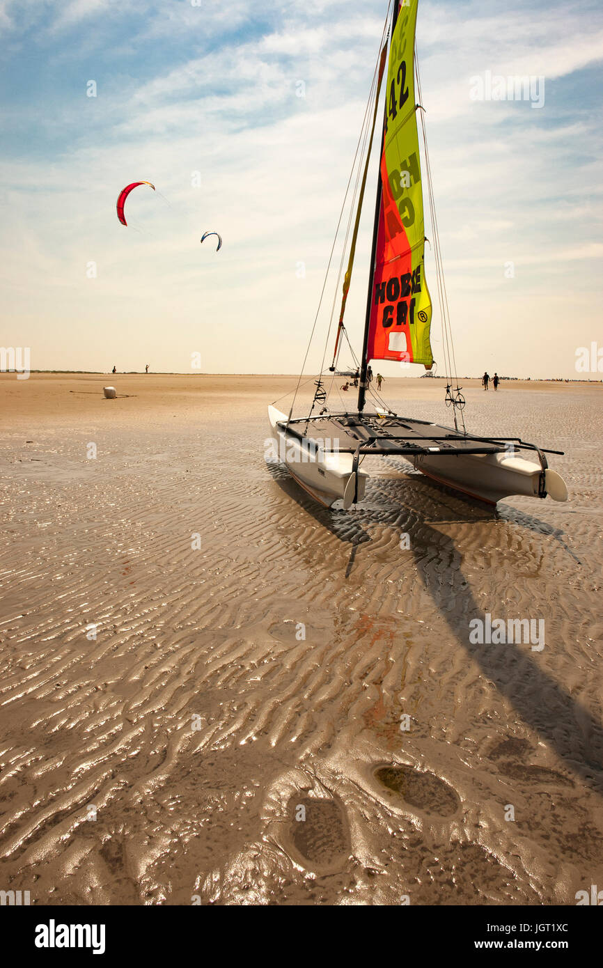 San Pietro Ording Beach Kite Surf Coppa del Mondo 2010. Foto Stock