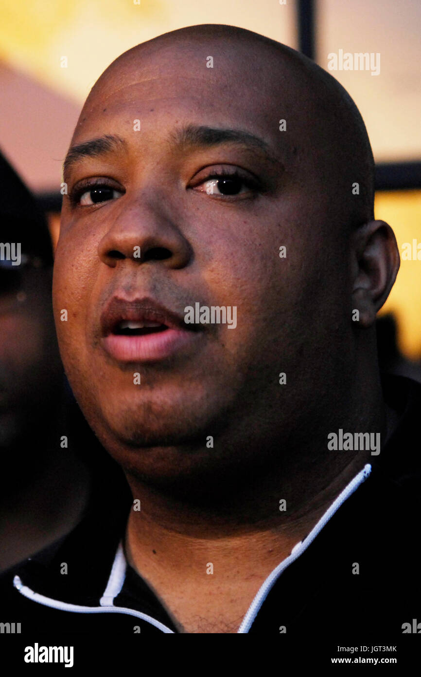 Joseph simmons aka: 'reverend esegui' assiste nono annuale nero di Hollywood film festival di beverly hills. Foto Stock