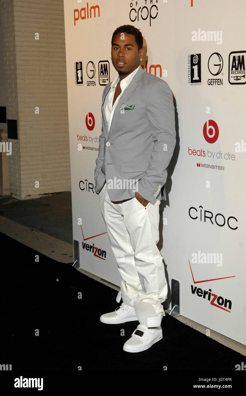 Bobby Valentino arriva Interscope Geffen A&M Records Quarta edizione annuale dei premi 'Creme Crop' dopo LA SCOMMESSA Celebration Dinner Celebration Giugno 27,2010 Beverly Hills, California. Foto Stock