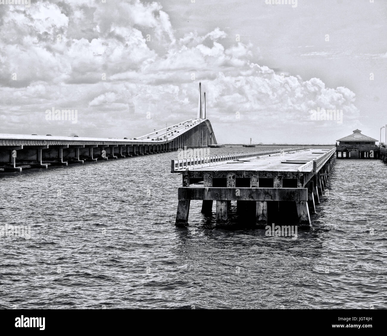 Ponte a Key West , Florida , Foto Stock