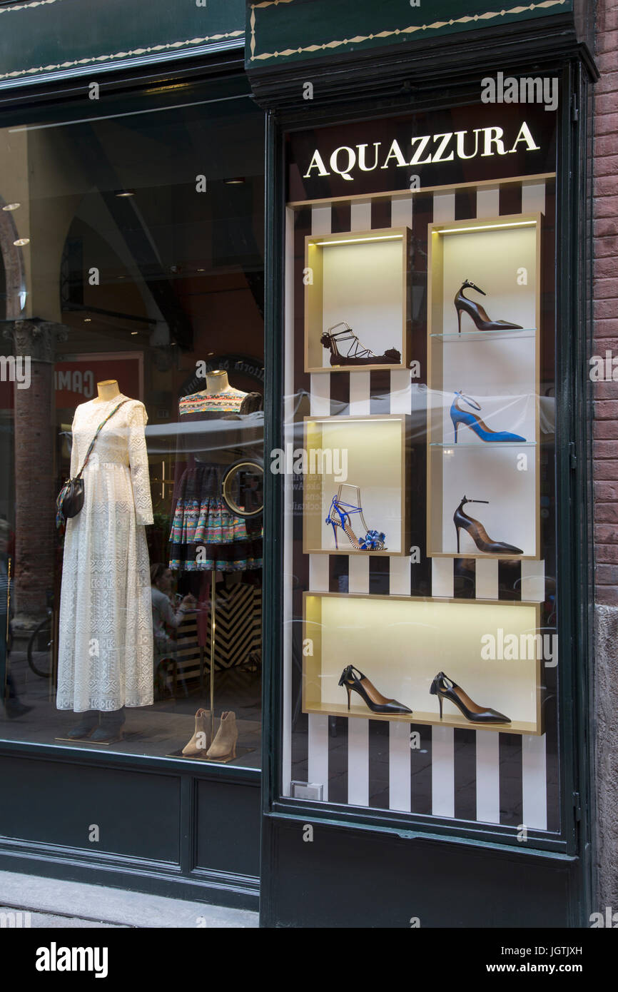 Ratti negozio di abbigliamento, Via Clavature, Bologna, Italia Foto stock -  Alamy