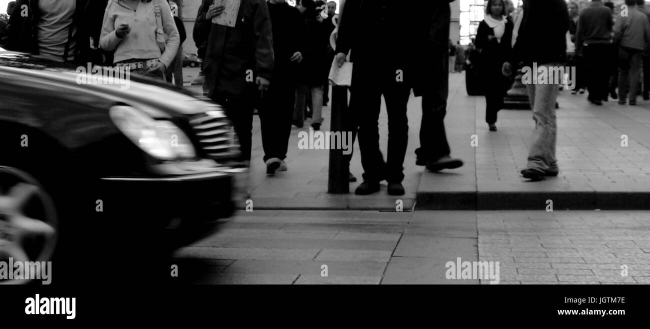 Champs-Elysées, 8° arrondissement, Ile-de-France, Parigi, Francia Foto Stock