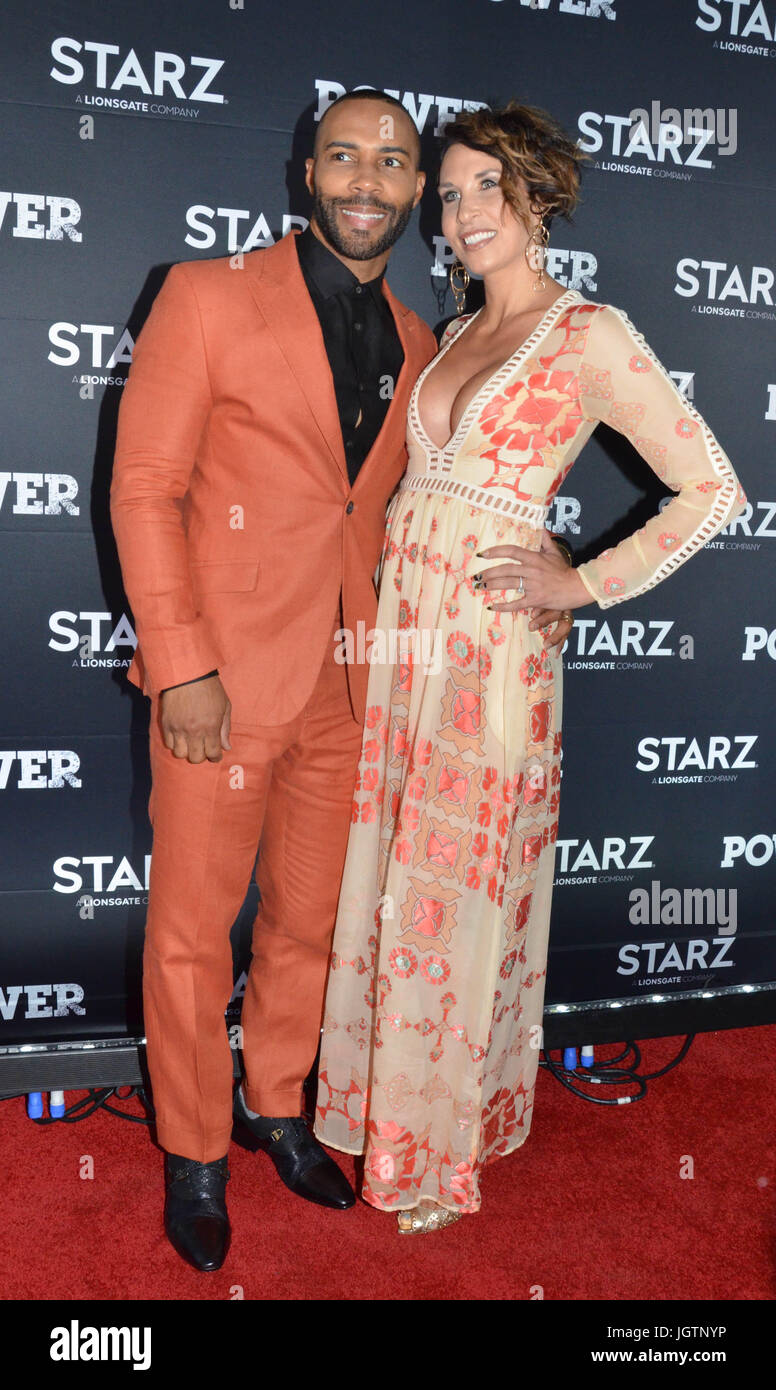 STARZ 'potenza' Premiere - Arrivi con: Omari Hardwick, Jennifer Pfautch dove: Washington DC, Distretto di Columbia, Stati Uniti quando: 08 giu 2017 Credit: WENN.com Foto Stock