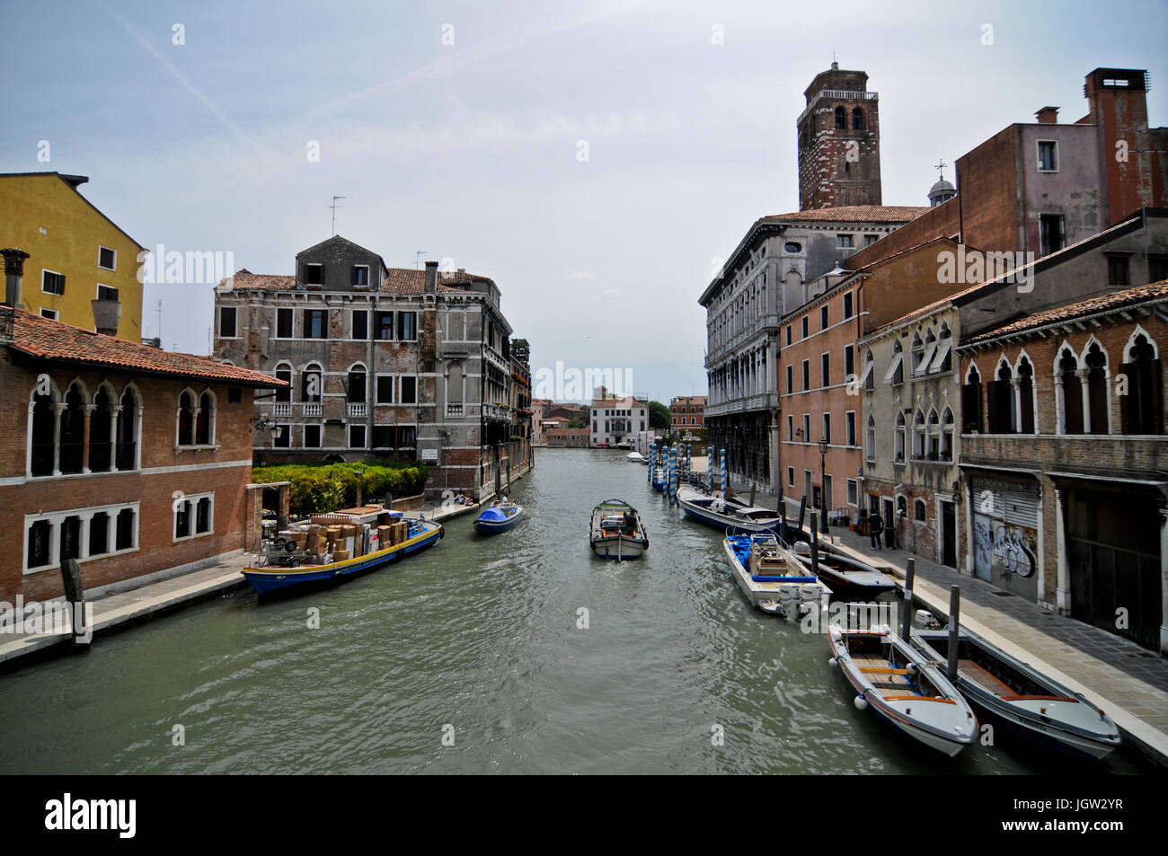 Canale di Venezia, Italia Foto Stock