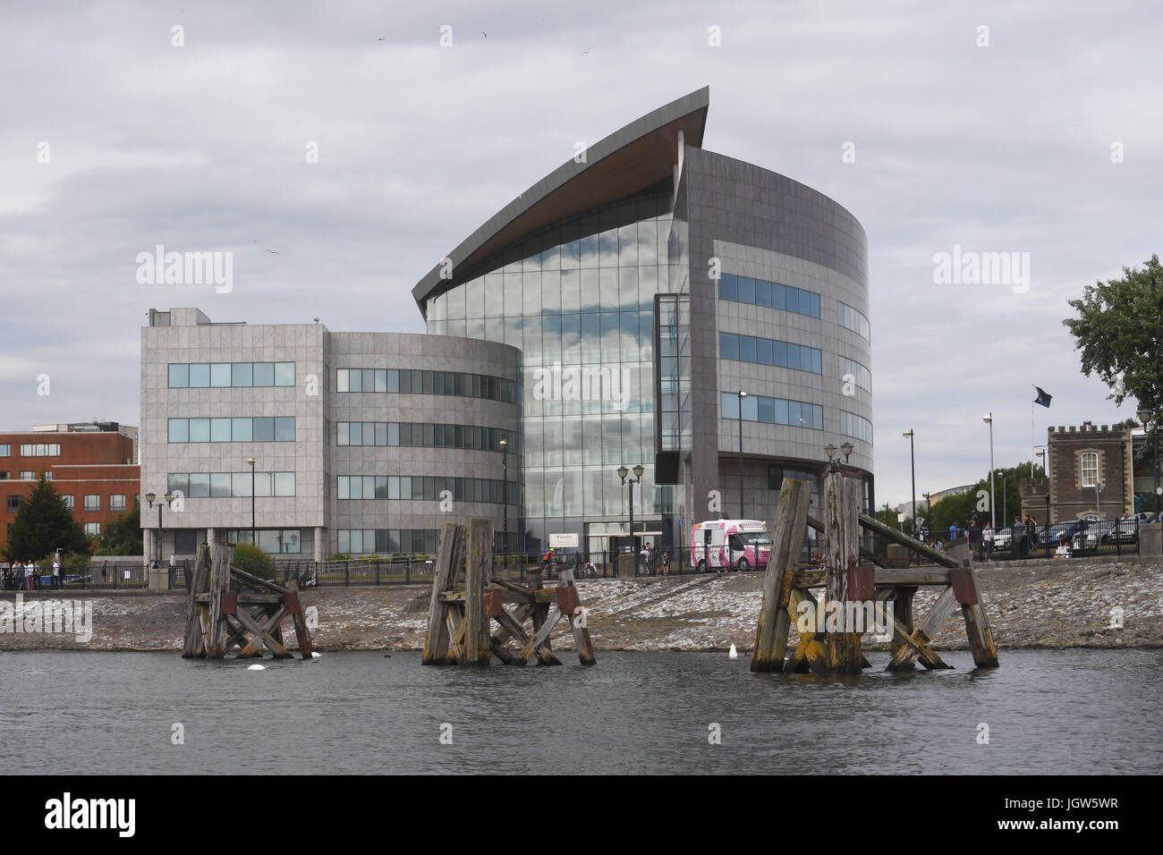 Atradius Società di assicurazione del credito NEL REGNO UNITO E IN IRLANDA HQ per la Baia di Cardiff Galles Regno Unito Foto Stock