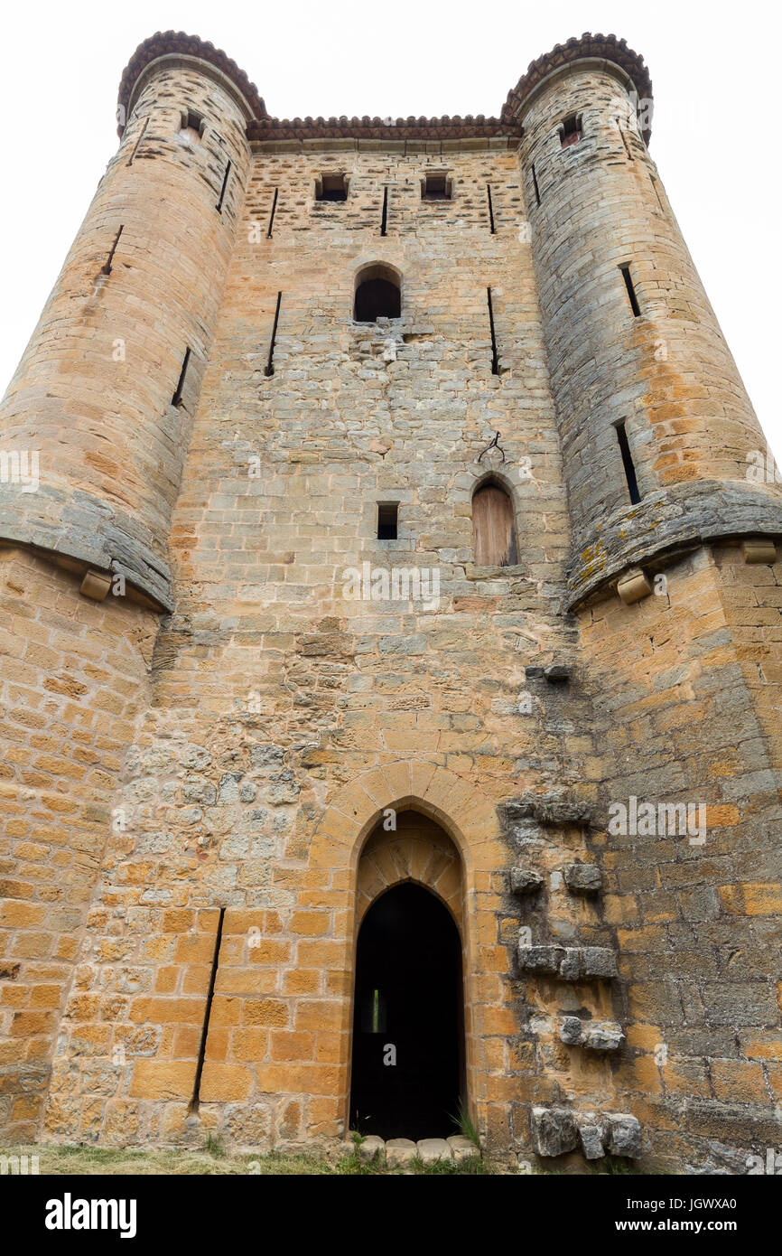 Chateau d'Marque, Aude, Francia, Foto Stock