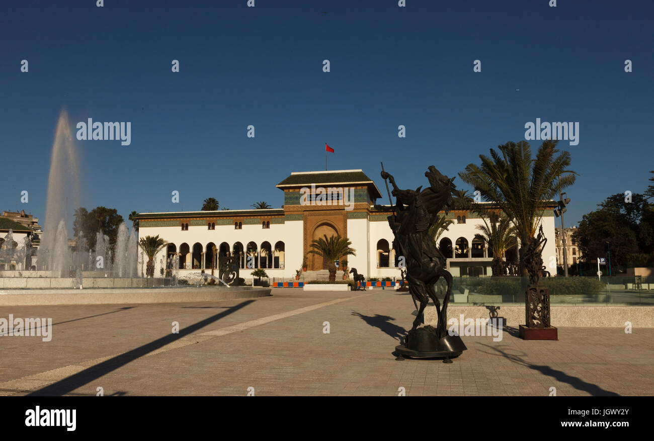 Città Casablanca in Marocco Foto Stock