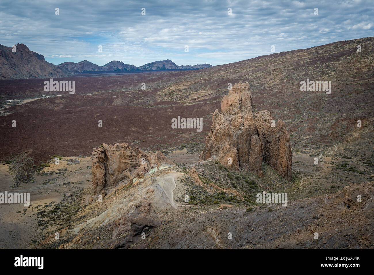 La Catedral rock, Tenerife Foto Stock