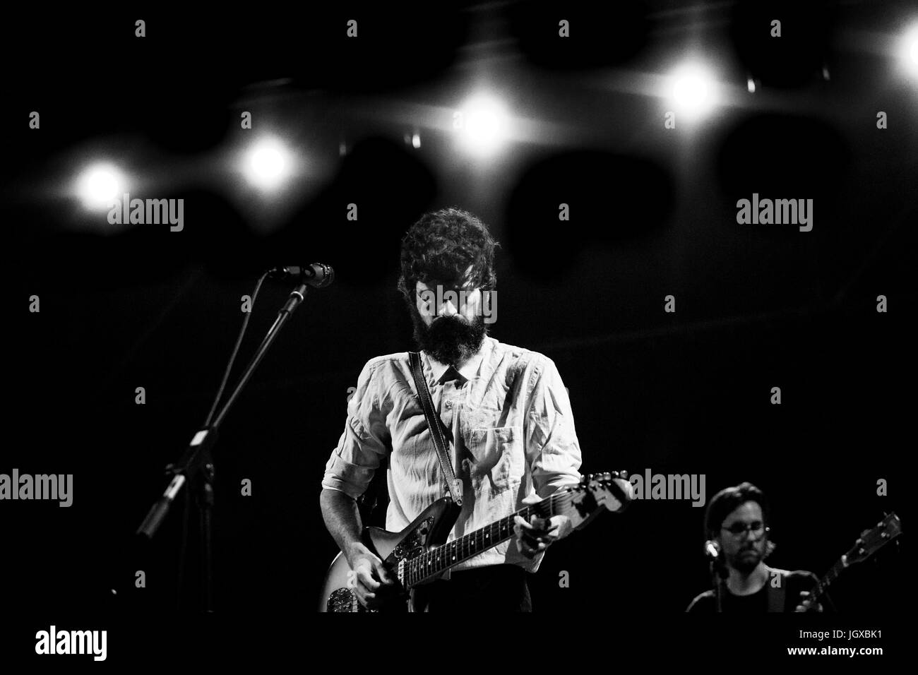 Roma - Devendra Banhart in concerto al Teatro di Ostia Antica. Nella foto Devendra Banhart Foto Stock