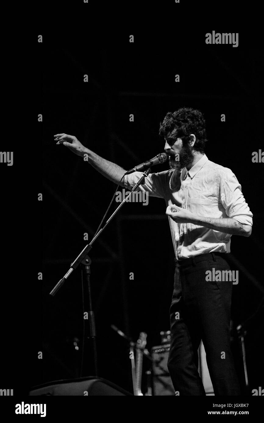 Roma - Devendra Banhart in concerto al Teatro di Ostia Antica. Nella foto Devendra Banhart Foto Stock
