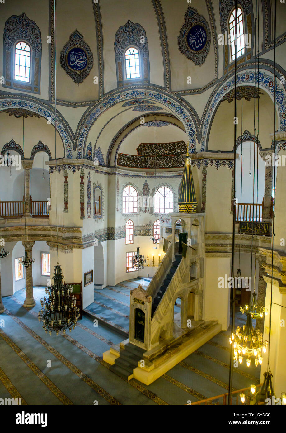 La chiesa dei santi Sergio e Bacco aka Piccola Hagia Sophia, la moschea di Sultanahmet, Istanbul, Turchia Foto Stock