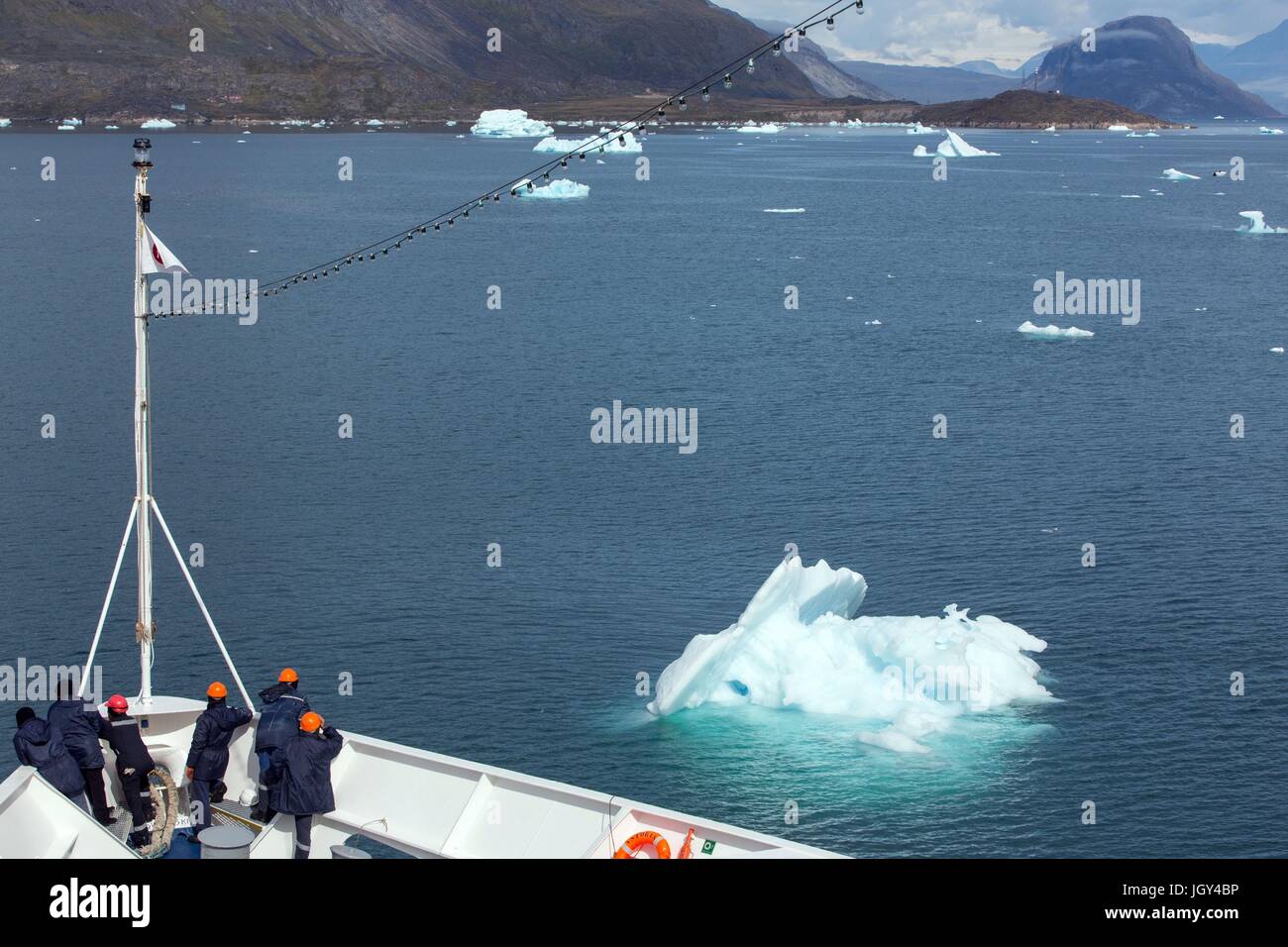Crociera IN GROENLANDIA,Danimarca Foto Stock