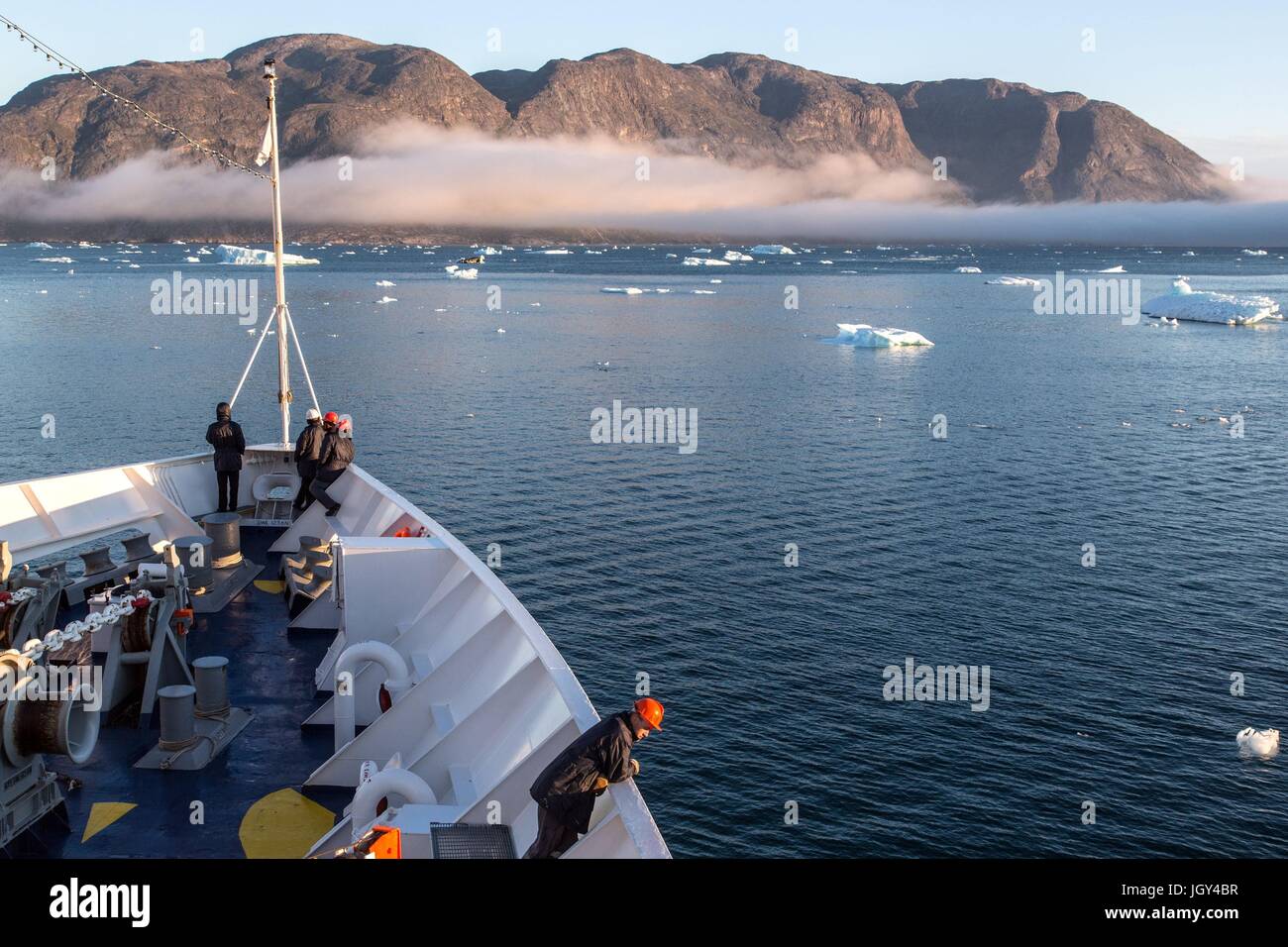 Crociera IN GROENLANDIA,Danimarca Foto Stock
