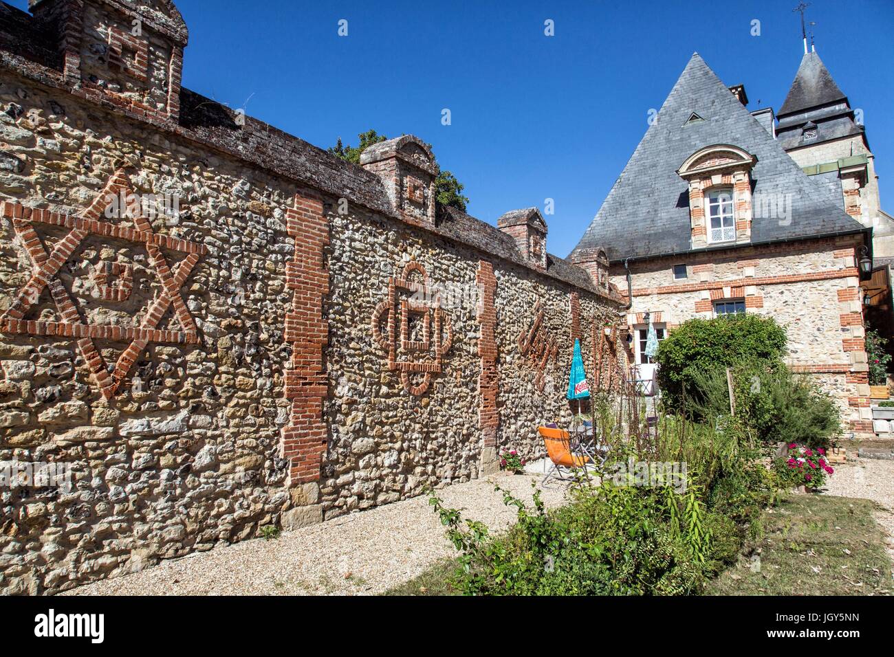 Il Royal Valle dell'EURE,Francia Foto Stock