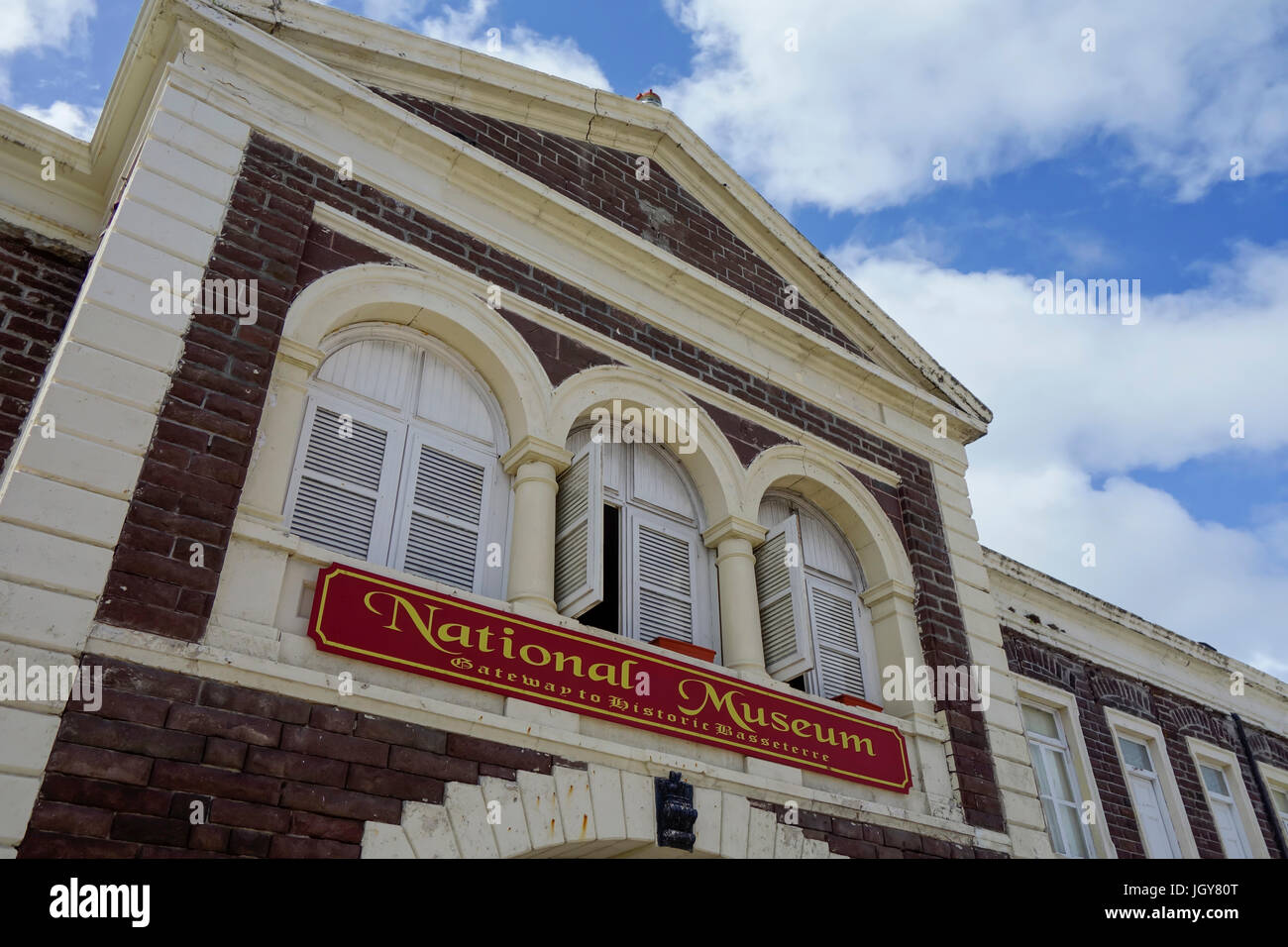 Museo Nazionale, Basseterre, Saint Kitts e Nevis, West Indies, dei Caraibi Foto Stock