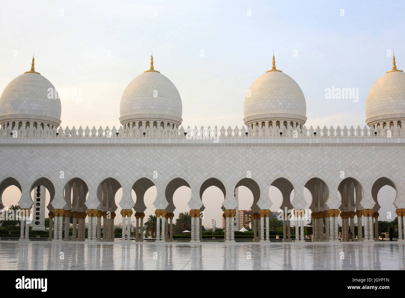 Moschea Sheikh Zayed. 1995. Emirato di Abu Dhabi. Foto Stock