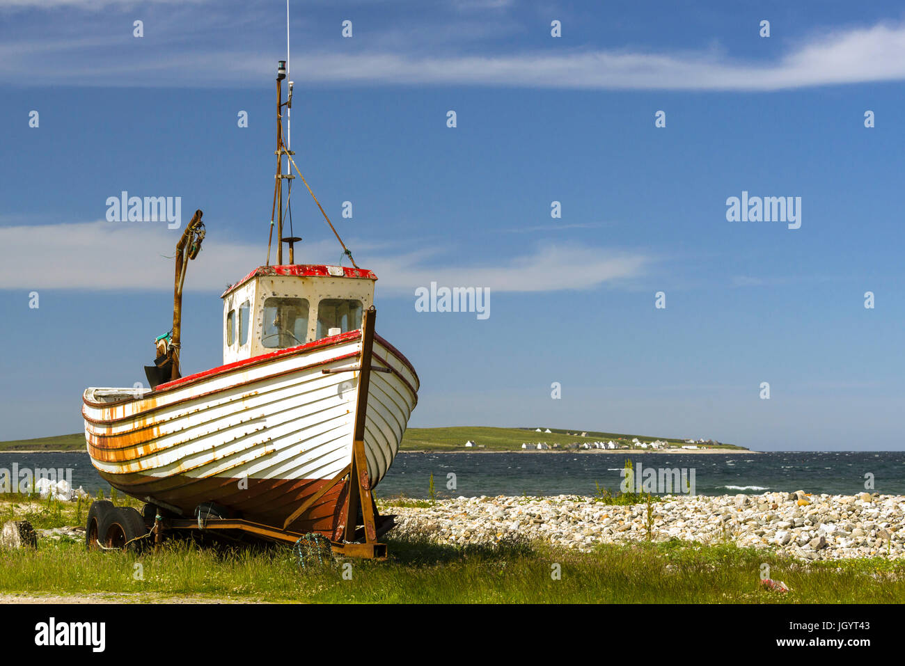 Tory Island da Meenlaragh County Donegal Irlanda Regno Unito Foto Stock