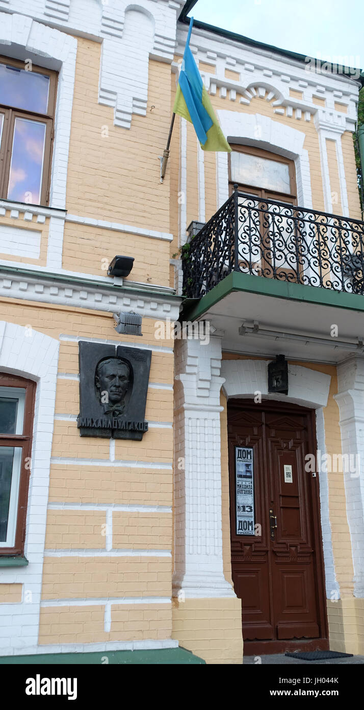 Bulgakov in casa KIEV, UCRAINA Foto Stock