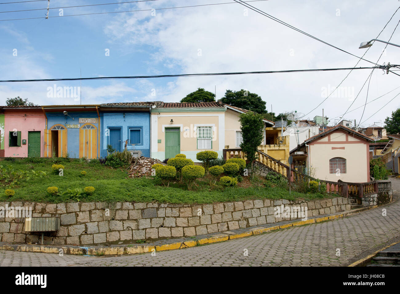 Città, 29/12/2009, São Luís do Paraitinga, São Paulo, Brasile Foto Stock