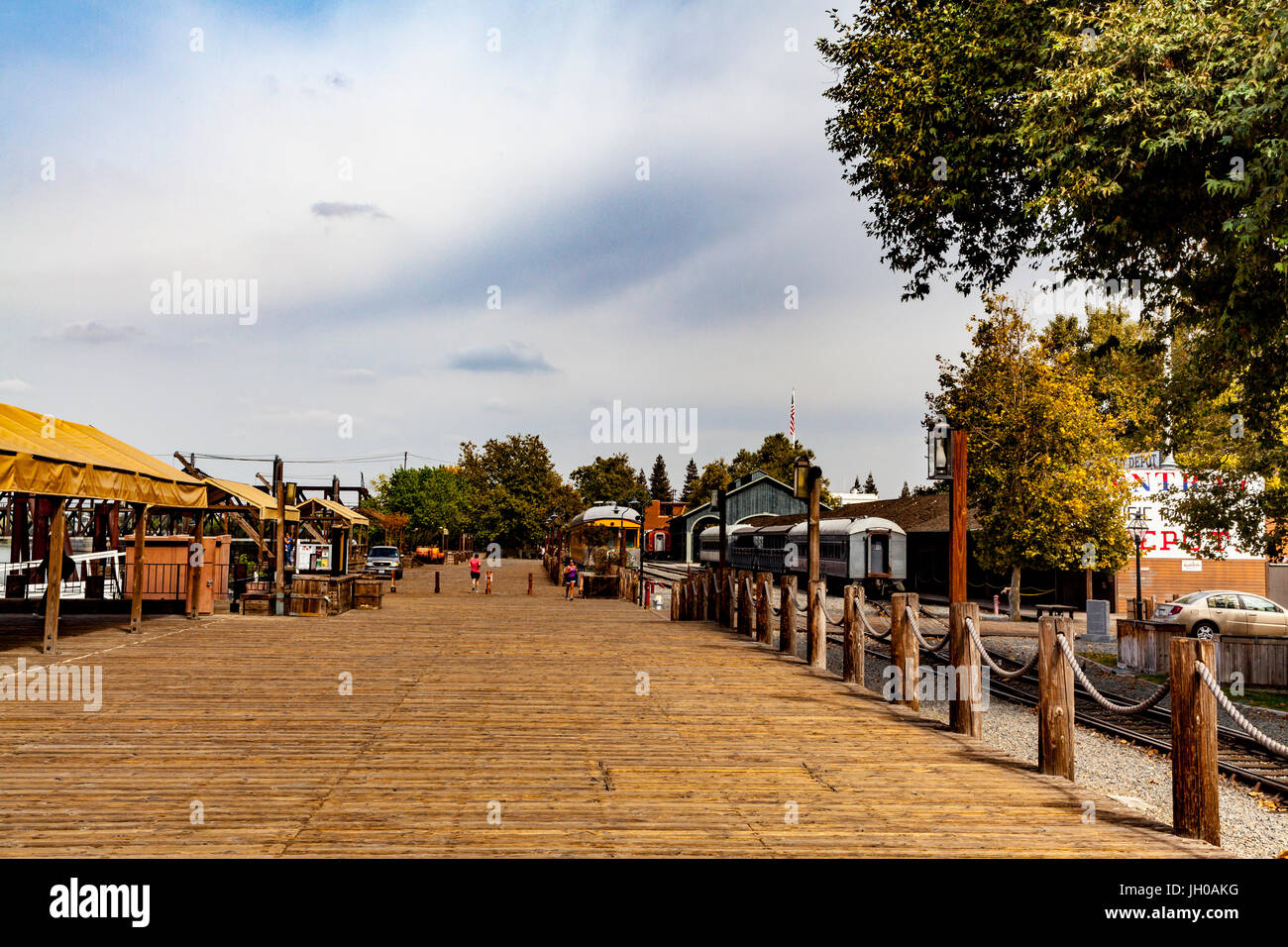 In Old Town Sacramento California USA Foto Stock