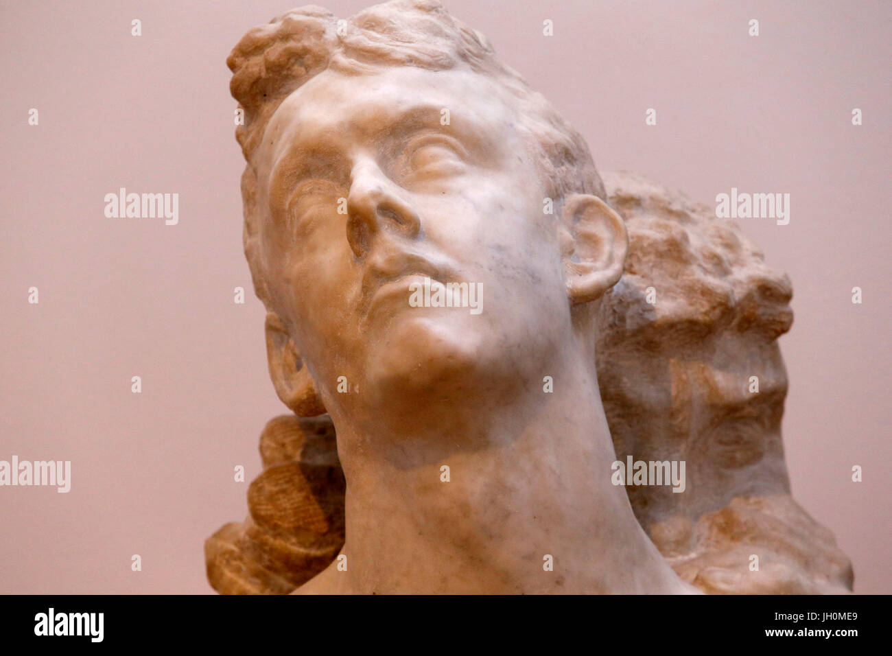 Antoine Bourdelle museum, Parigi. Di giorno e di notte. Ritratto di Henri de Bideran. 1904. Il marmo. La Francia. Foto Stock