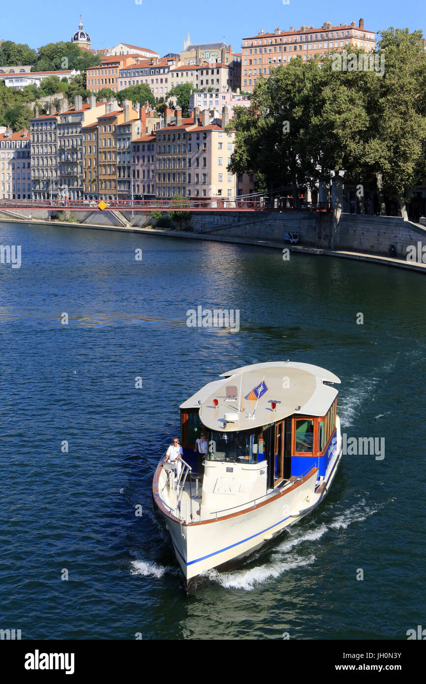 Città di Lione. La Francia. Foto Stock