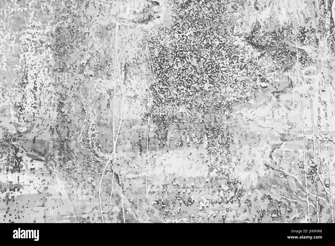 Grunge vecchio sfondo di metallo. In bianco e nero di vettore modello di tessitura per la sovrapposizione grafica. Illustrazione Vettoriale