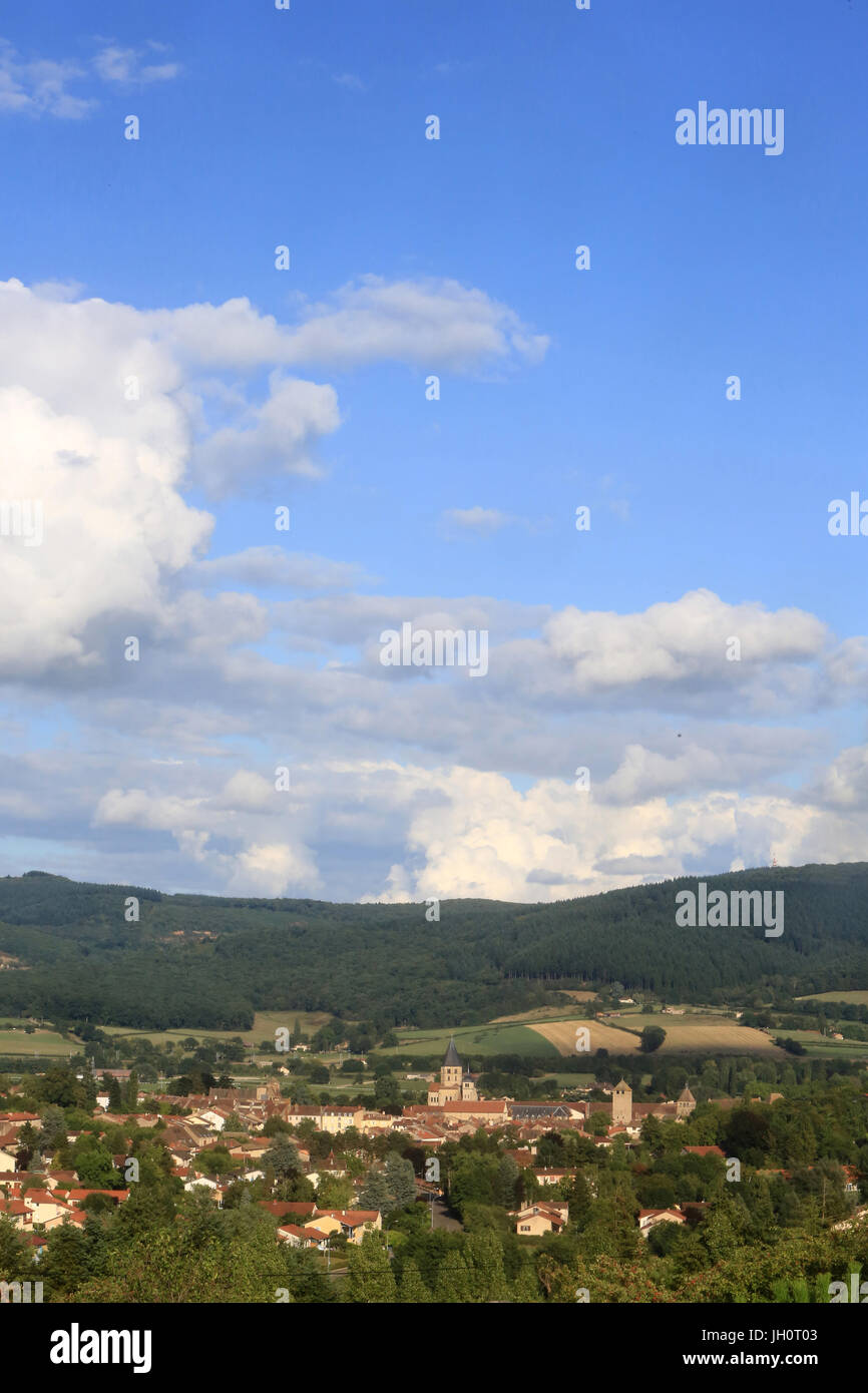 Abbazia di Cluny. Cluny fu fondata nel 910. La Francia. Foto Stock