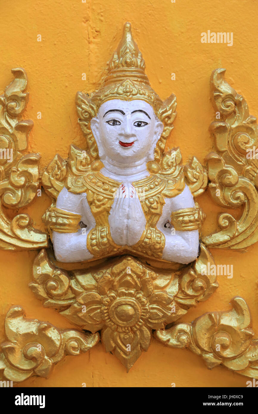 Il Buddha. Wat Simuong. Wat Si Muang. Vientiane. Laos. Foto Stock