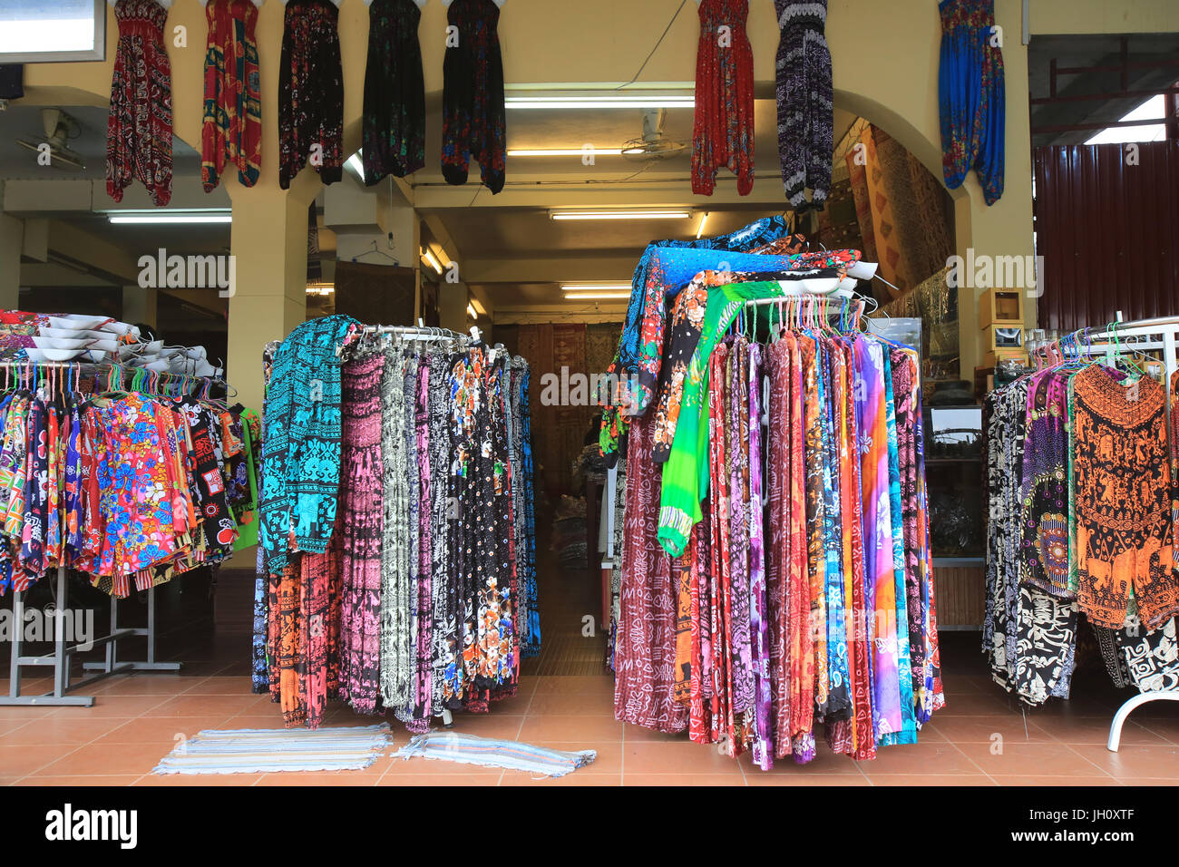 Negozio di abbigliamento. Vientiane. Laos. Vientiane. Laos. Foto Stock