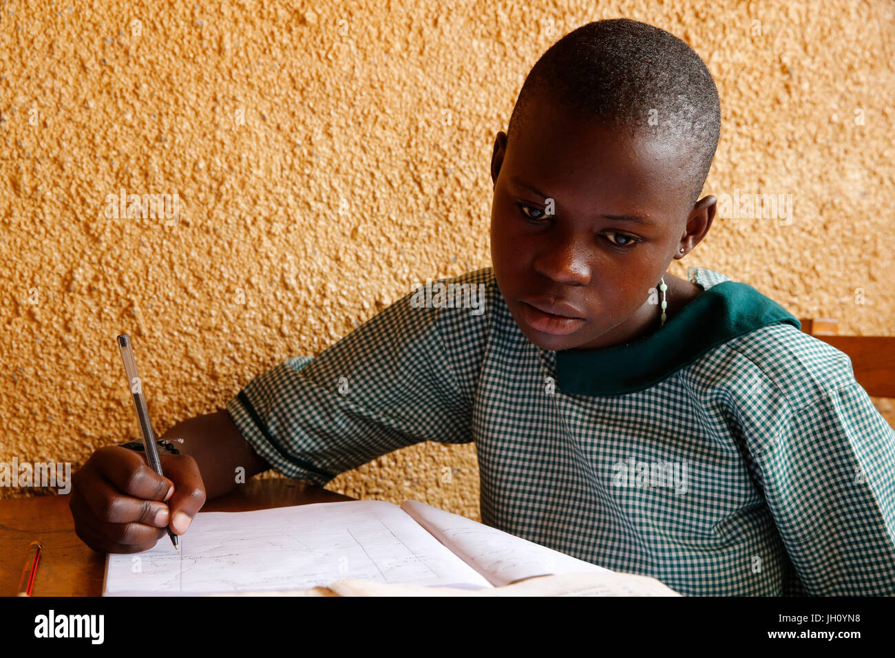 Mulago scuola per i sordi, gestito dalla Mulago cattolica comunità Spiritani. Uganda. Foto Stock