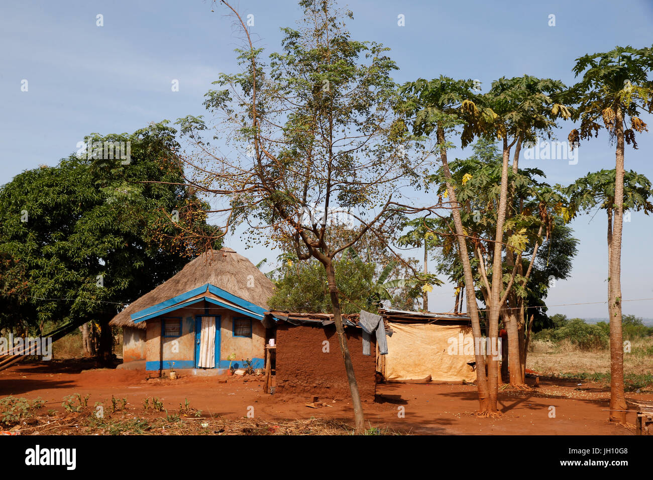 Kiryangondo Refugee Camp. Uganda. Foto Stock